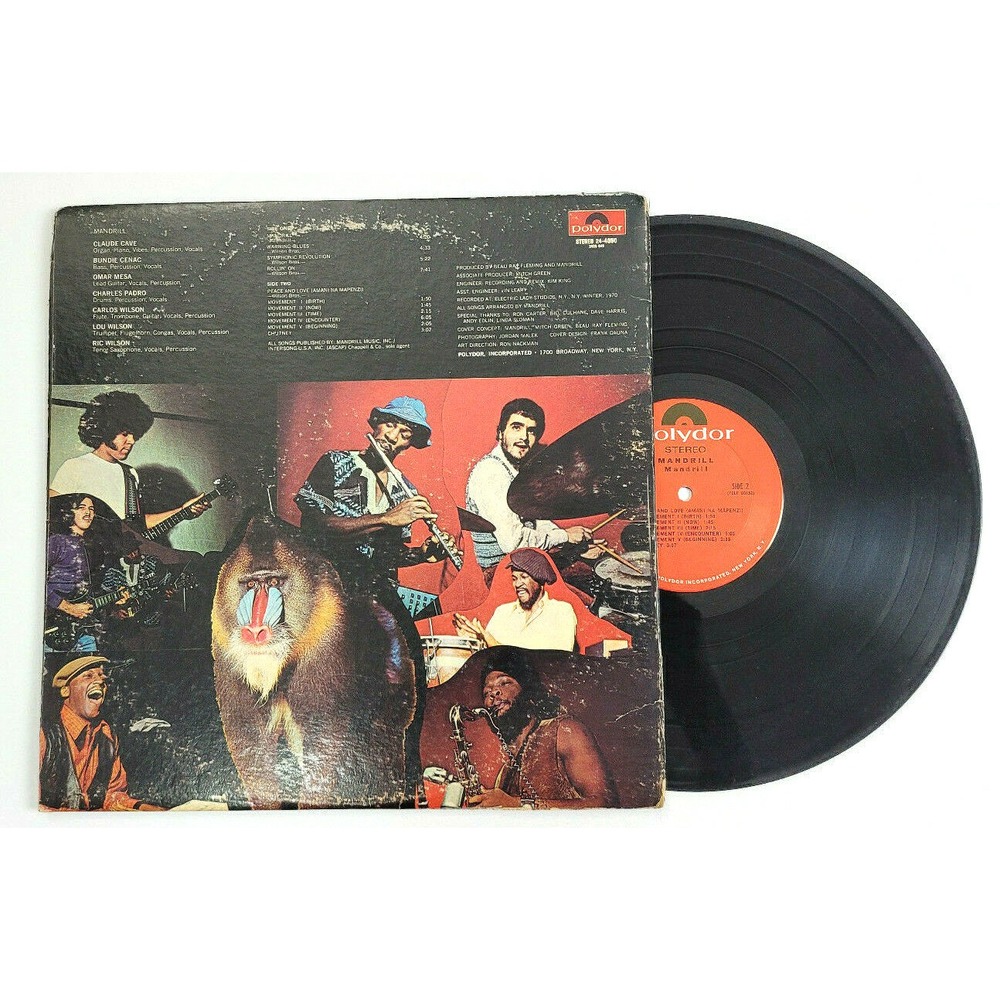 MANDRILL - SELF TITLED - JAZZ ROCK LP - Picture 2 of 2